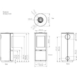 Element4 Bioethanol Ovation Technical Drawing Specs