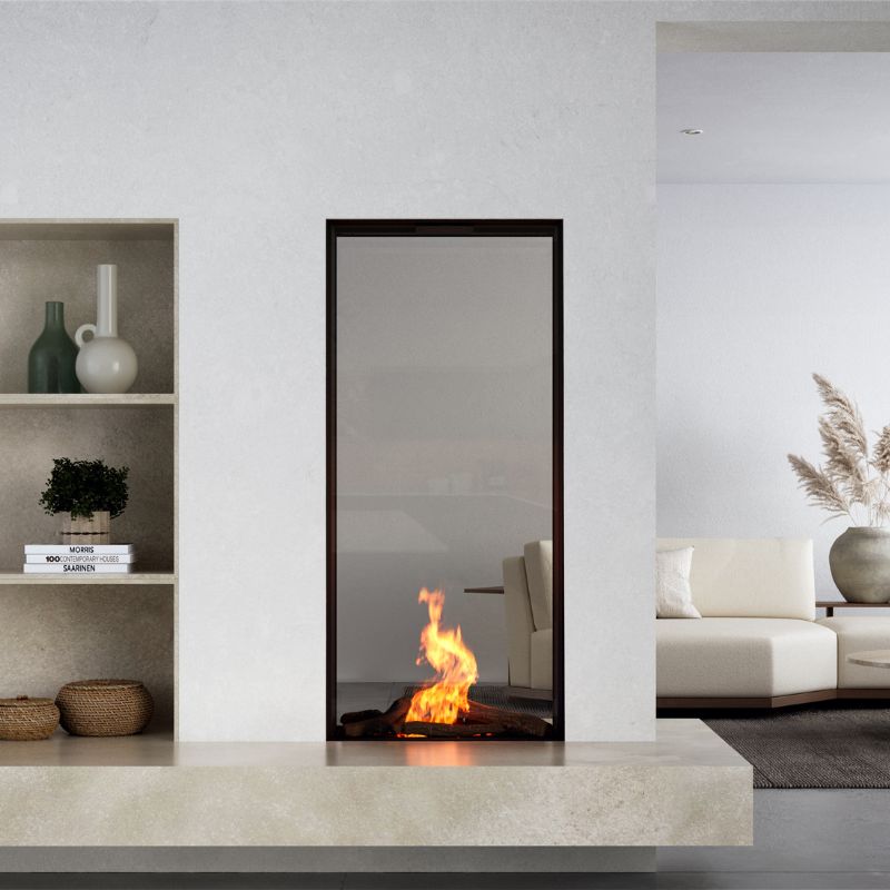 Element4 Sky Large T Bio (62" Vertical See-Through Bio Ethanol Firepla ...