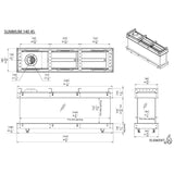 Element4 Summum 140 4S Technical Drawing Specs